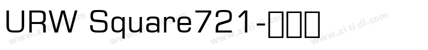 URW Square721字体转换 URW Square721字体转换